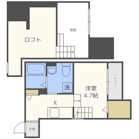 笹原駅 徒歩8分 2階の物件間取画像